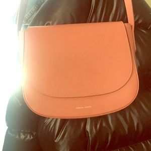 Mansur Gavriel nude/pink cross body bag